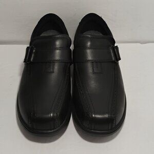 OrthoFeet Lincoln Center 585 Mens Shoes Size 10 4E X-Wide Black Leather